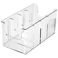 Belt Storage Box Versatile Acrylic Belt Holder Space Saving Clear Divided Organizer for Closet