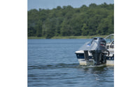 Stainless Steel Outboard Motor Plate with Mounting Hardware Rigid Water Pressure Plate Sturdy Marine Part Strong for Anglers