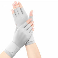 Pain Relief Fingerless Compression Glove Uncovered Finger Design Carpal Tunnel Glove Breathable for Typing, Computer Work