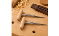 2 Pieces Guitar Bridge Pin Reaming Tool Chamfering BridgeHole Reaming Tool Metal Shaft for Luthiers