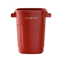 Tall Kitchen Bin with Handles Plastic Rectangular Wastebasket Slim Garbage Container Lightweight for Utility Room