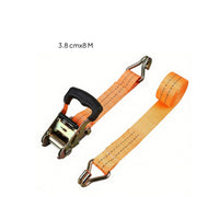 Adjustable Ratchet Tie-down Strap Ergonomic Handle Ratchet Buckle Strap Easy to Use for Truck Drivers, Haulers, Trailers, Hauling Vehicle
