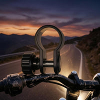 Circular-Shaped Universal Flashlight Clip Plastic and Metal Flashlight Mount Adjustable Light Holder