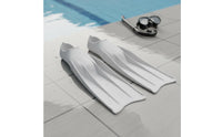 Freediving Fins High Propulsion Efficiency Long Blade Fins Foot Enclosing Pocket Water Chamber Athletic Gear for Freedivers, Snorkelers, Snorkeling
