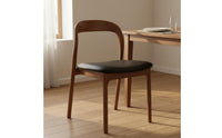 Solid Wood Dining Chair Fully Assembled Nordic Style Kitchen Chair for Home Office