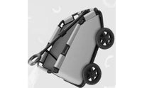 Foldable Pet Carriage Lightweight 4 Wheel Pet Carriage Shock Absorbing Animal Gear for Cats