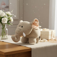 Great Gift Hippo Plushie PP Cotton Filling Elephant Soft Toy Short Stuffed Material for Children, Toddlers, Playroom, Bedroom, Nursery