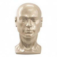 Long-Lasting PVC Material Male Mannequin Head Stable Base Hairpiece Display Stand for Studio