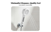 Single-Button Stop High Pressure Shower Head Multiple Spray Modes Handheld Shower Head Pause Mode