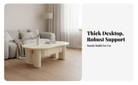 puffShaped Low Table Round border Design Curvy Table with Sphere Legs for Office