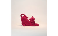 Stretching Cat Figurine Decorative Lounging Cat Statue Home Decor for Simple Decor Lovers, Living Room