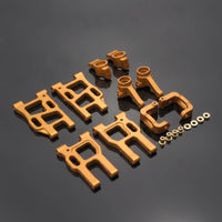 Metal Kit Simple Installation Framework Arms with C Shaped Hubs Lightweight Steering Hub for RC Builders, Track