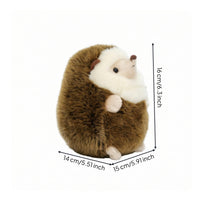 Hedgehog Stuffed Toy Compact Stuffed Hedgehog Toy Furry Lovely for Children, Bedtime, Desk