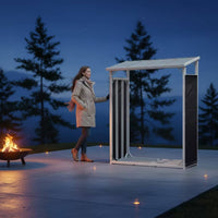 2 Pieces Curtain with Eyelets Heavy-Duty for Garden