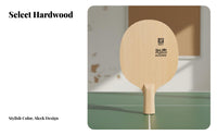 Pure Wood Table Tennis Racket Beginner Friendly Indoor Paddle Sport Pong Paddle Sturdy Construction Training Indoor Paddle Sport Pong Racket