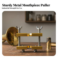 Damage-without Damage Removal Mouthpiece Puller Universal Fit Brass Mouthpiece Extractor Effort-Saving Design for Music Students, Musicians
