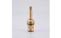 Brass Faucet Cartridge Threaded Faucet Valve Cartridge with Sealing Seal Tap Gland Splined Hardware Hot and Cold Water