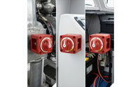 Manual Rotary Battery Disconnect Switch Parasitic Drain Protection Battery Disconnect Switch Surface-Mount Compact for Vehicles