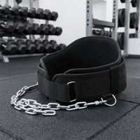 Breathable Mesh Weighted Belt with Chain Padded Weight Belt with Chain Sturdy Secure for Home Workouts
