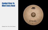 AB-Traditional Drum Cymbal Set, Water Cymbal, Shatter Cymbal, Effect Cymbal for Jazz Drum Kit
