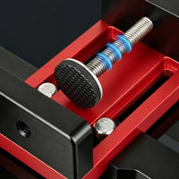 Adjustable Cabinet Handle Drilling Jig Aluminum Alloy Cabinet Door Positioning Jig Measurement Scale Threaded Knob
