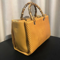 Natural Finish Bamboo Handbag Handle Rounded D-Shaped Bamboo Handle