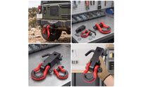 Tow Arm Assembly with Shackle Molded Trailer Hitch Coupler for Drivers