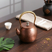 Copper Tea Kettle Traditional Stovetop Tea Kettle Decorative for Kitchen