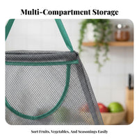 Fruit Storage Net Lightweight Portable Carry Handle Convenience for Pantry