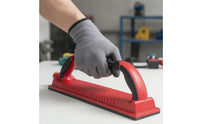 Versatile Sanding Board with Dust Extraction Rectangular Longboard Hand Sanding Block Ergonomic Hand Sander with Handle Lightweight for Woodworkers