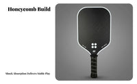 Lightweight Pickleball Paddle High-Rotation Texture Carbon Fiber Pickleball Paddle Ergonomic Grip for Beginners, Tournaments, Backyard