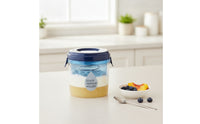 Easy-to-Clean Greek Yogurt Maker Removable Yogurt Filter with Lid Washable Whey Separator Detachable for Kitchen