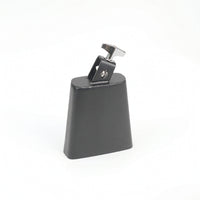 Cowbell Mounted Cowbell with Mounting Bracket Drum Kit Accessory Metal Percussion Tapered for Drummers, Stage, Rehearsals