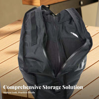 Vacuum Compression Bag Airtight Double Zipper Travel Vacuum Bags Dampness-Resistant Travel Space-Saving Bag for Journeyers, Backpacking
