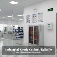 Stainless Steel Fire Cabinet Rust-Resistant Fire Suppression Device Storage Cabinet Heavy Duty for Facility Manager S, Commercial Buildings, Warehouse