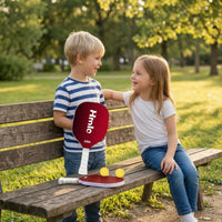 2 Pieces Beginner Pickleball Paddle Set with Balls Sturdy Pickleball Paddle with Balls Complete Racket Comfortable for Adults, Families, Recreational Play