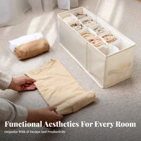textile Drawer with Dividers Foldable Clothing Divider Box adaptable for children