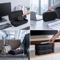 Sturdy Graphics Card Case with Foam Zippered Graphics Card Case Pressure-Resistant Storage Box Lightweight for Gamers, PC Builders