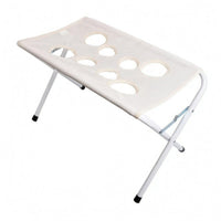 Quick Drying Foldable Pet Bathing Stand Metal Tube Collapsible Dog Washing Station Eight-Hole Mesh Grooming Stand