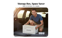 Car Trunk Organizer Portable Foldable Storage Box Sturdy Duty Trunk Organizer Space-Saving Foldable Camping Crate for Shopping