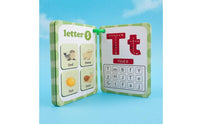 30 Pieces Double-Sided Alphabet Learning Cards Uppercase and Lowercase Letters Alphabet Flash Cards Early Literacy Cognitive Flashcards Rounded Corners for Children