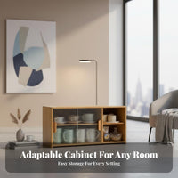 Multi-Tier Shelving Unit Space-Saving Multi-Tier Standing Shelf for Living Room