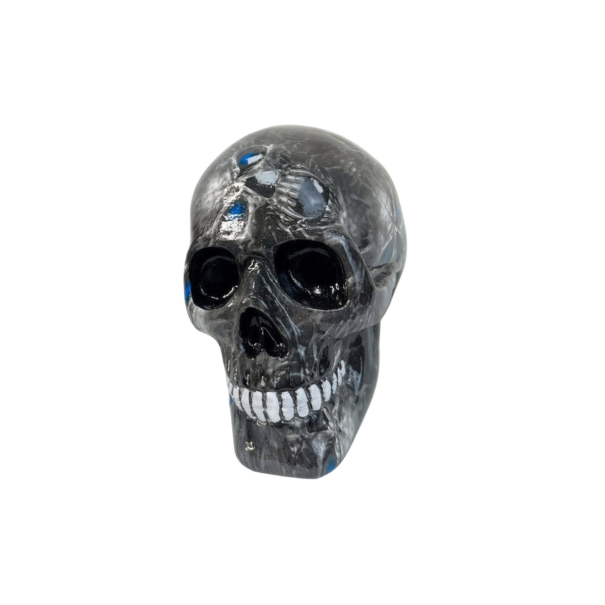 Skull Figurine Dark Statue Realistic for Tabletop