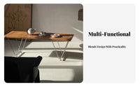Hollowed-hollowed Frame Hollow Base Bench Minimalist Design Narrow Wooden Bench centuryera Inspired Indoor Seating Multi-Functional for Homeowners, Families, Renters, Bedroom, Dining Room, Entryway, Hallway
