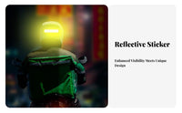 10 Pieces Reflective Er Versatile Nighttime Motorcycle Visibility Strip Weather Resistant Night Visibility Er for Motorcyclists, Cars
