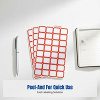 Rectangular Multi-Purpose Name Label Sticker, Writable Office Label