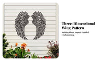 3D Angel Appendages Wall Decoration Balanced Feathered Angel Appendages Wall Decor