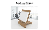 Cardboard PDQ Display Easy to Assemble Corrugated Cardboard Display Stand Lightweight Countertop Product Holder for Retail Stores, Commerce Shows