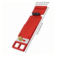 Track Saw Square Knurled Knob Right-Angle Cutting Board Aluminum Alloy Positioning Plate Slotted Right Angle Saw Guide