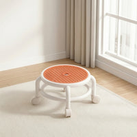 Low Rolling Stool Easy to Clean Low Stool with Wheels Furniture Breathable Mobile for Adults, Entryway, Living Room
